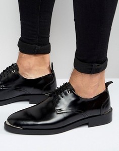 Черные кожаные туфли ASOS - Черный