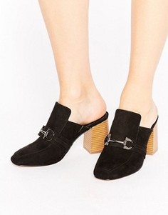 Лоферы на каблуке ASOS - Черный