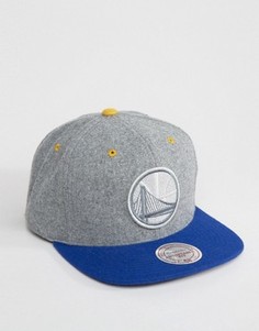 Бейсболка Mitchell &amp; Ness Golden State Warriors - Серый