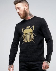 Джемпер из пряжи металлик ASOS - Черный
