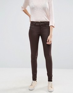 Вощеные джинсы с покрытием Only Olivia - Черный