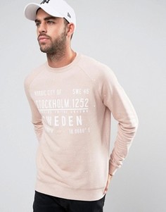 Свитшот с принтом ASOS - Розовый