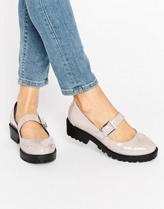 Туфли на плоской подошве ASOS MENDOZA - Серый
