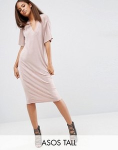 Платье-футболка ASOS TALL - Розовый