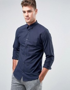 Узкая рубашка с начесом Jack &amp; Jones Premium - Темно-синий