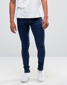 Супероблегающие джинсы ASOS - Синий