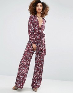 Комбинезон с завязкой на талии Glamorous - Красный