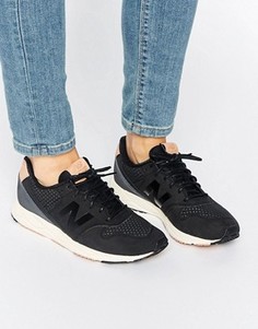 Черные замшевые кроссовки New Balance Rt96 - Черный