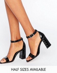 Сандалии на блочном каблуке ASOS HAYDEN - Черный
