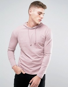 Лонгслив с капюшоном Jack &amp; Jones Originals - Розовый