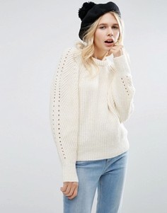 Джемпер с oversize-рукавами ASOS - Кремовый