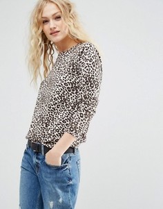 Джемпер с леопардовым принтом ASOS - Мульти