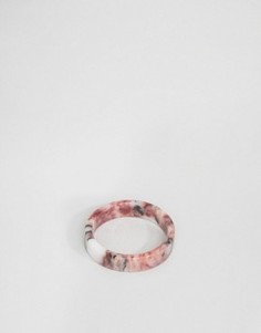 Кольцо с красным искусственным камнем ASOS - Красный