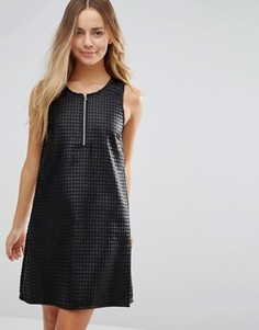 Платье на молнии спереди Vero Moda - Черный