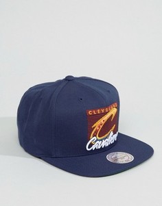Бейсболка Mitchell &amp; Ness Cleveland Cavaliers - Темно-синий