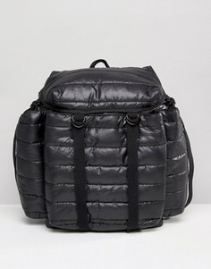 Черный стеганый рюкзак ASOS - Черный