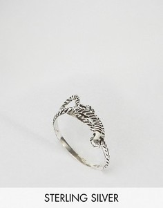 Серебряное кольцо с дизайном змеи ASOS - Серебряный