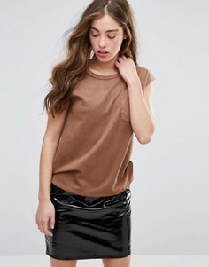 Топ с короткими рукавами Glamorous - Зеленый