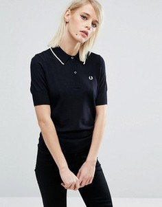 Трикотажная футболка-поло Fred Perry - Темно-синий