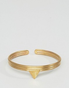 Браслет с треугольником Made - Золотой