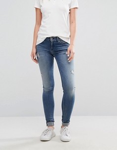 Джинсы скинни с классической талией Hilfiger Denim Nora - Синий