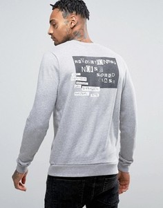 Свитшот с принтом ASOS - Серый
