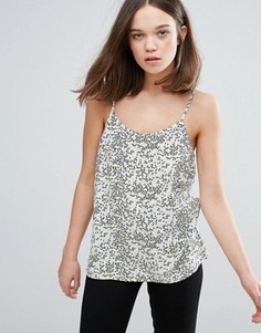 Топ на тонких бретельках Only Lux Hisa - Зеленый