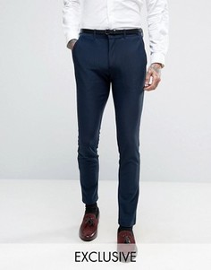 Трикотажные супероблегающие брюки Only &amp; Sons - Темно-синий