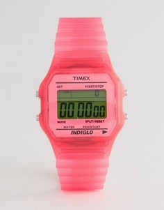 Розовые цифровые часы Timex - Розовый