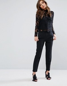 Брюки-сигареты Miss Selfridge - Черный