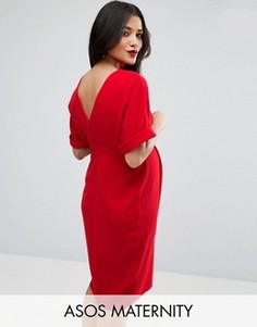 Строгое платье ASOS Maternity - Красный