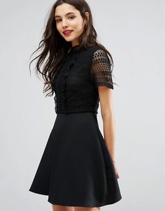 Приталенное платье New Look - Черный