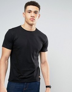 Базовая футболка с необработанными краями Brave Soul - Черный