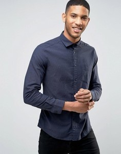 Узкая рубашка Esprit - Темно-синий