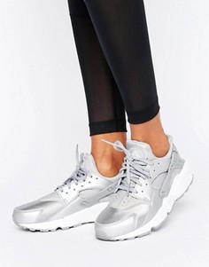 Серебристые кроссовки для бега Nike Air Huarache - Мульти