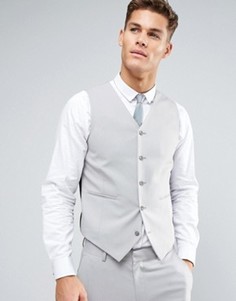 Серый жилет скинни ASOS - Серый