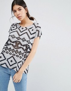 Топ с короткими рукавами Vero Moda Jenny - Черный