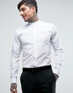 Строгая рубашка слим Farah Berbick - Белый