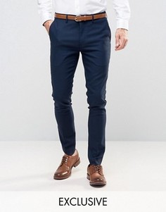 Супероблегающие строгие брюки Only &amp; Sons - Темно-синий