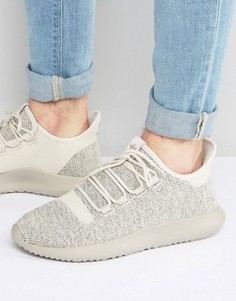 Коричневые трикотажные кроссовки adidas Originals Tubular Shadow BB8824 - Коричневый