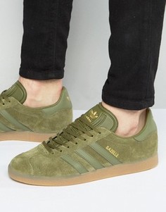 Зеленые кроссовки adidas Originals Gazelle BB5265 - Зеленый
