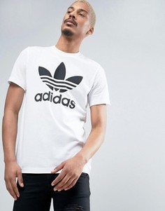 Футболка с логотипом-трилистником adidas Originals AJ8828 - Белый