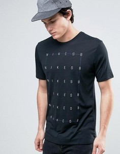 Черная футболка с принтом Nike SB 864881-010 - Черный
