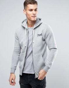 Худи на молнии Jack &amp; Jones Originals - Серый