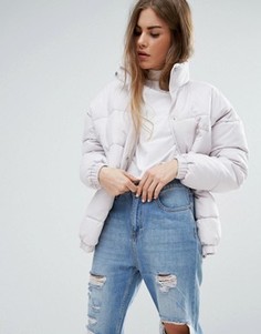 Дутая куртка в стиле oversize от Ellesse - Фиолетовый