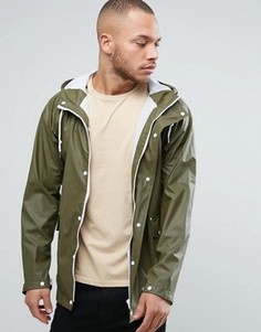 Прорезиненная фестивальная куртка Another Influence - Зеленый