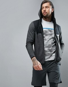 Спортивная куртка с капюшоном и вставками Jack &amp; Jones - Серый