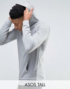 Серое меланжевое худи ASOS TALL - Серый