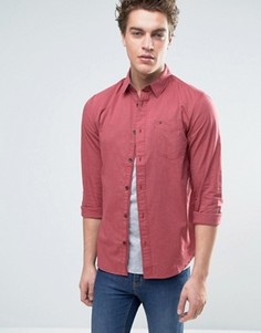 Однотонная рубашка Tommy Hilfiger Denim - Красный