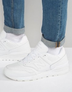 Кроссовки в стиле 70-х New Balance Running 420 ML597WHL - Белый